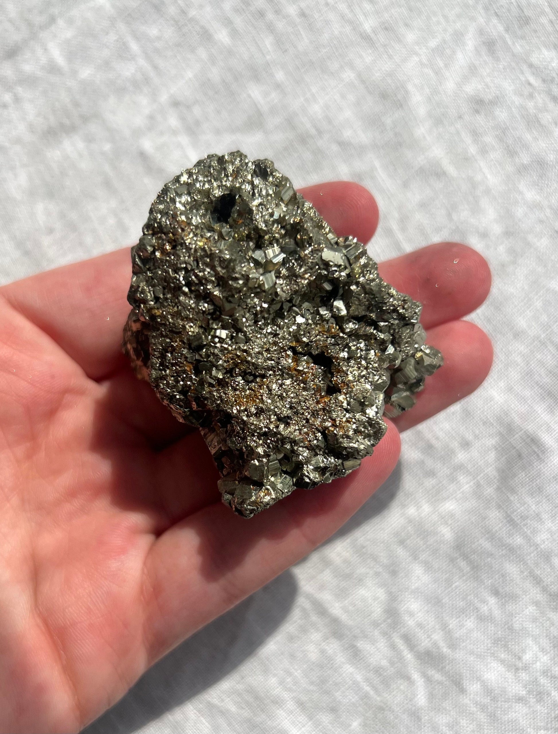 Beautiful Raw Pyrite Cluster 0.131kg