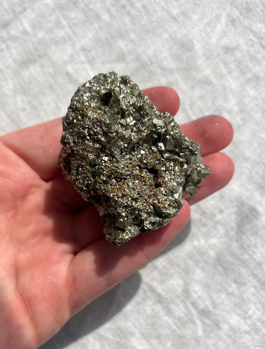 Beautiful Raw Pyrite Cluster 0.131kg