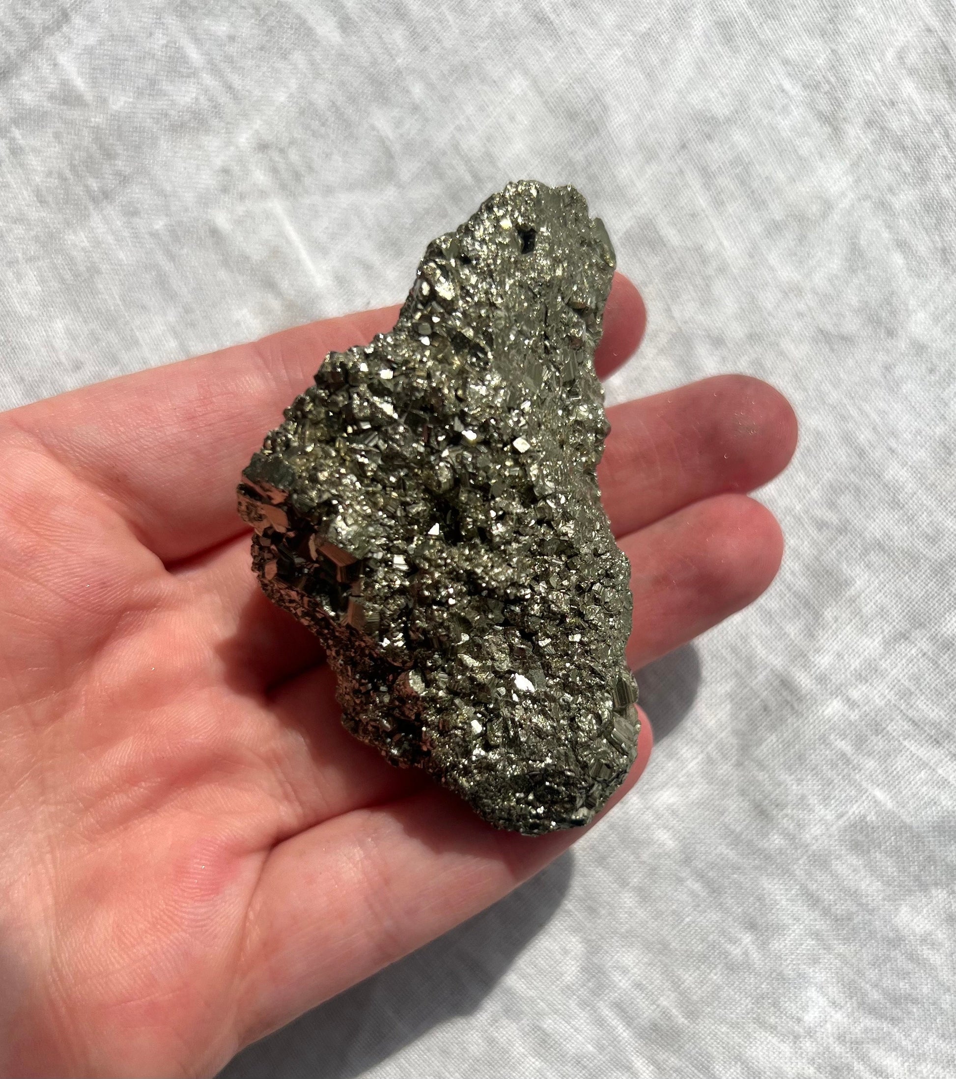 Beautiful Raw Pyrite Cluster 0.122kg