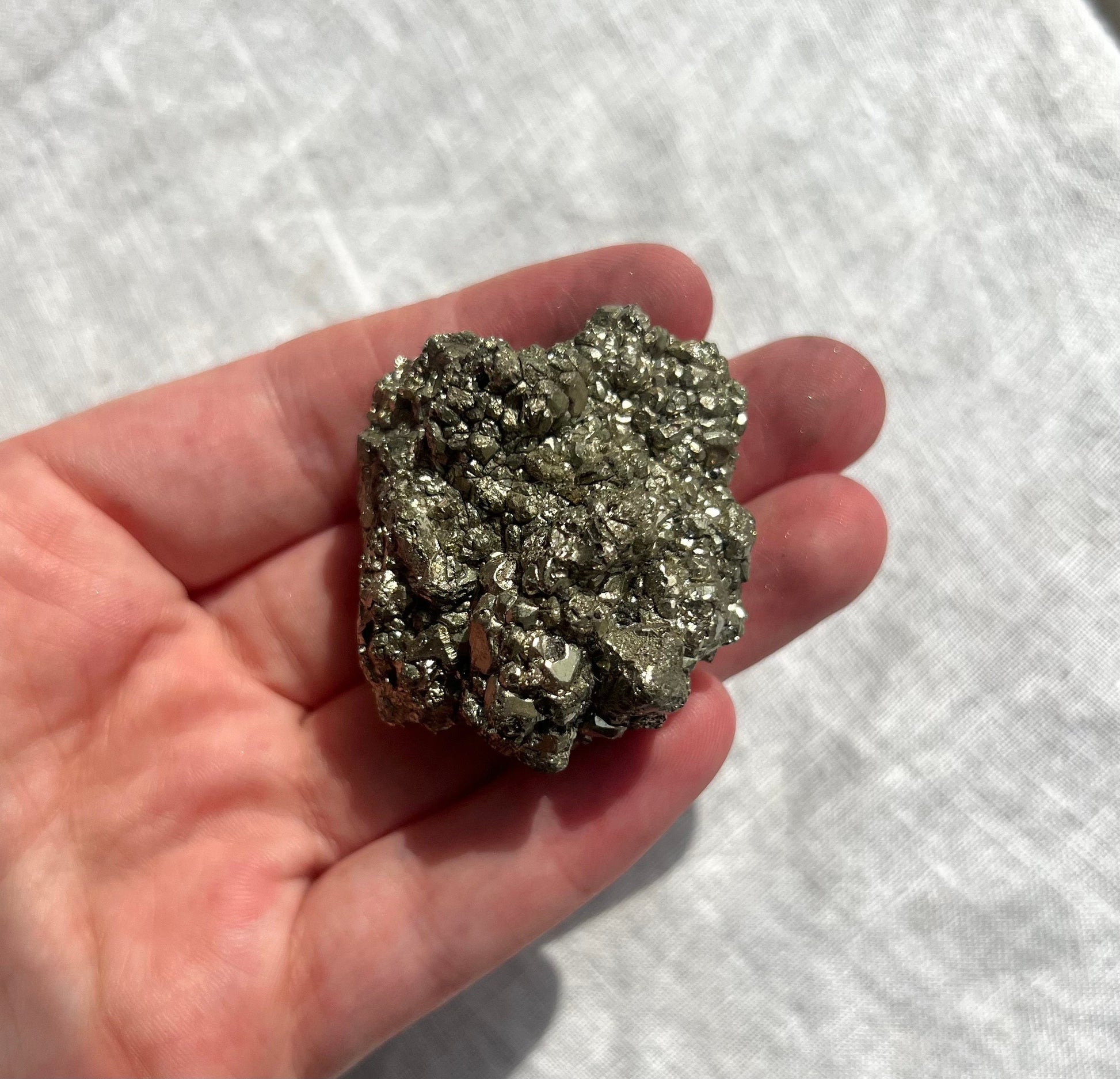 Beautiful Raw Pyrite Cluster | Natural Pyrite from Peru 0.076kg