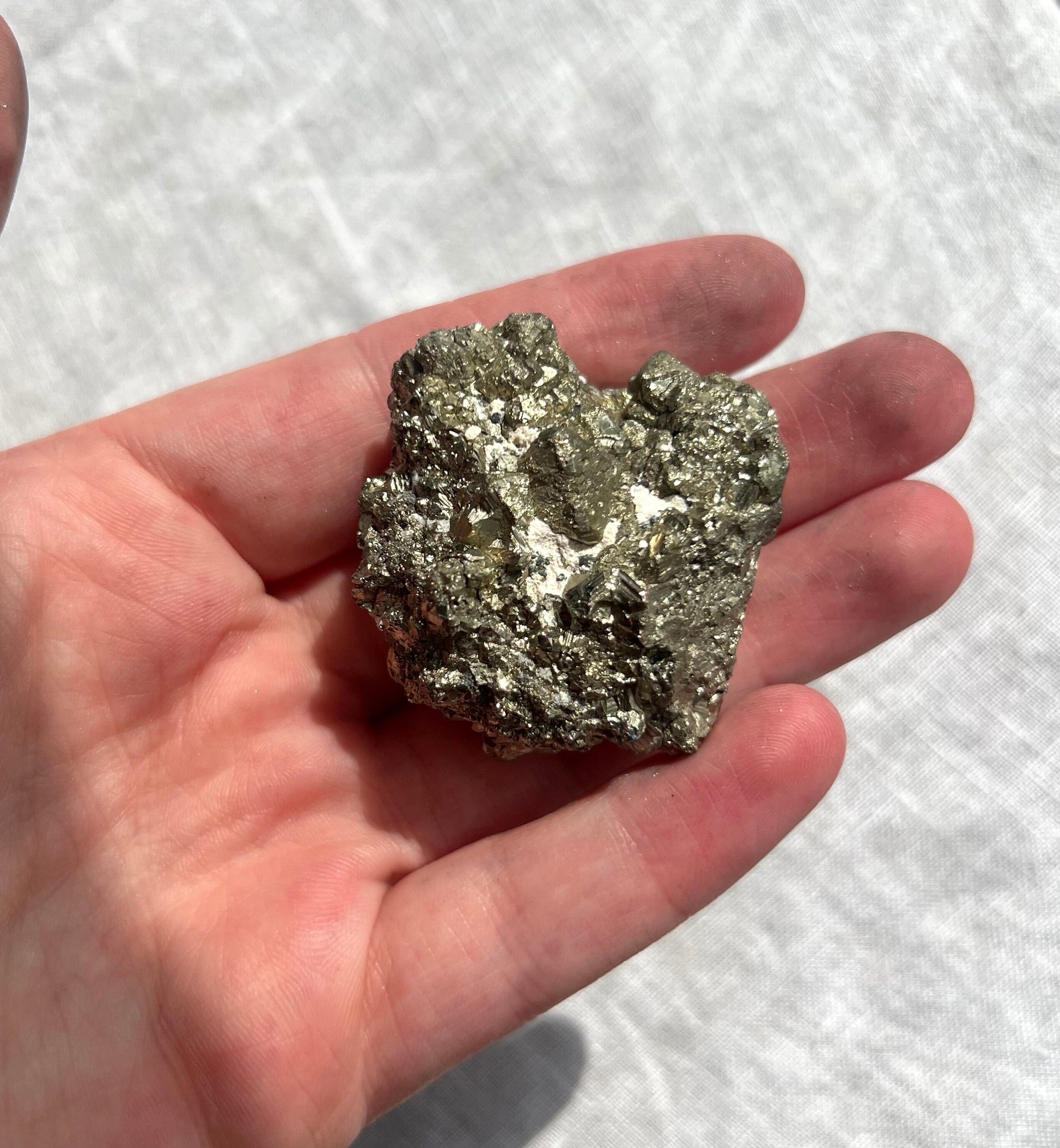 Beautiful Raw Pyrite Cluster | Natural Pyrite from Peru 0.076kg