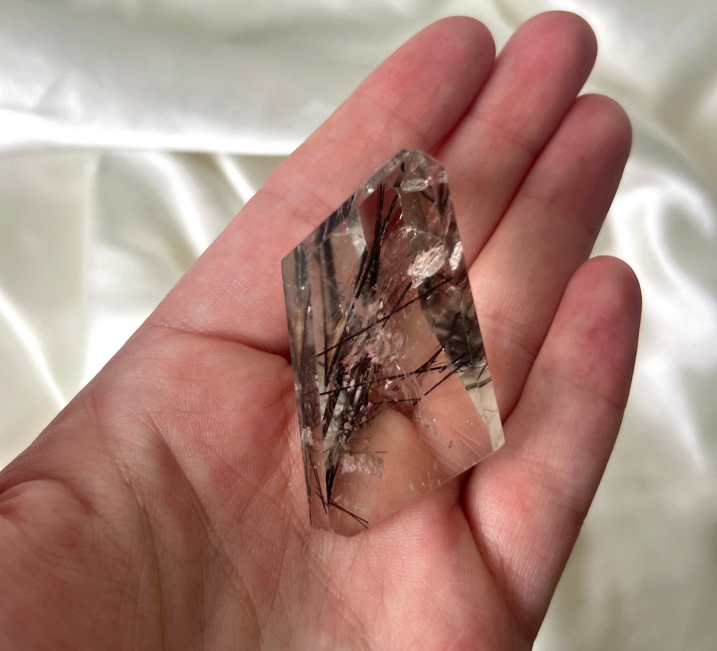 Stunning High Grade Tourmaline in Quartz Freeform