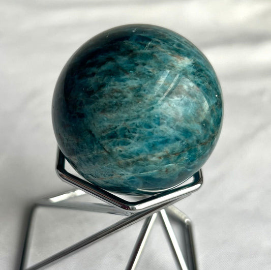 Blue Apatite 42mm Sphere