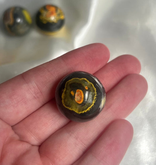 Bumble Bee Jasper Mini Sphere Carving | Bumblebee Jasper Crystal Ball