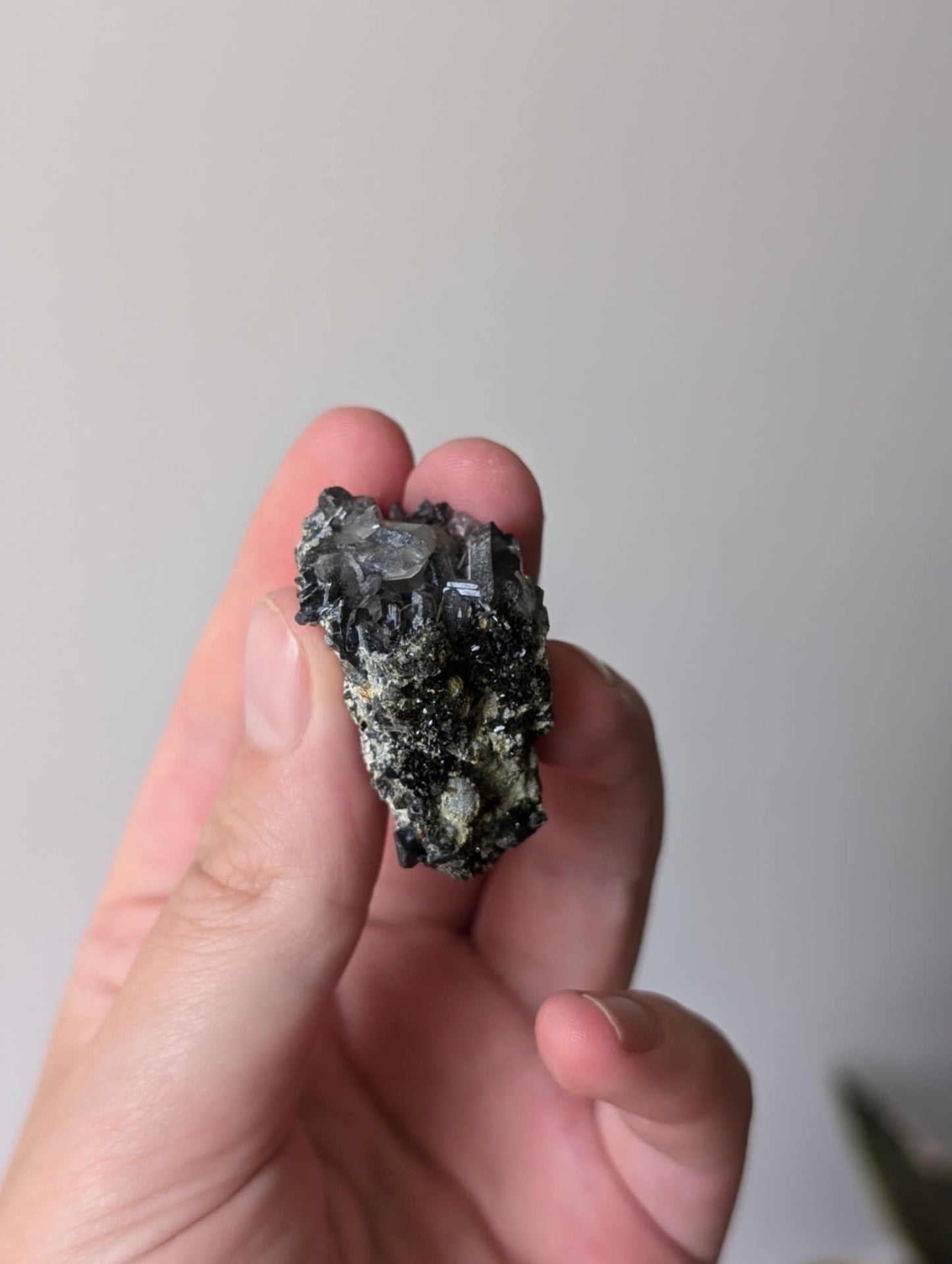 Gorgeous Epidote on Quartz Specimen Cluster