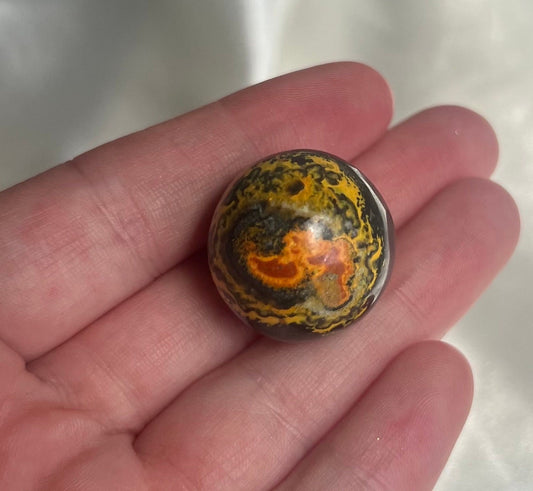 Bumble Bee Jasper Mini Sphere Carving | Bumblebee Jasper Crystal Ball