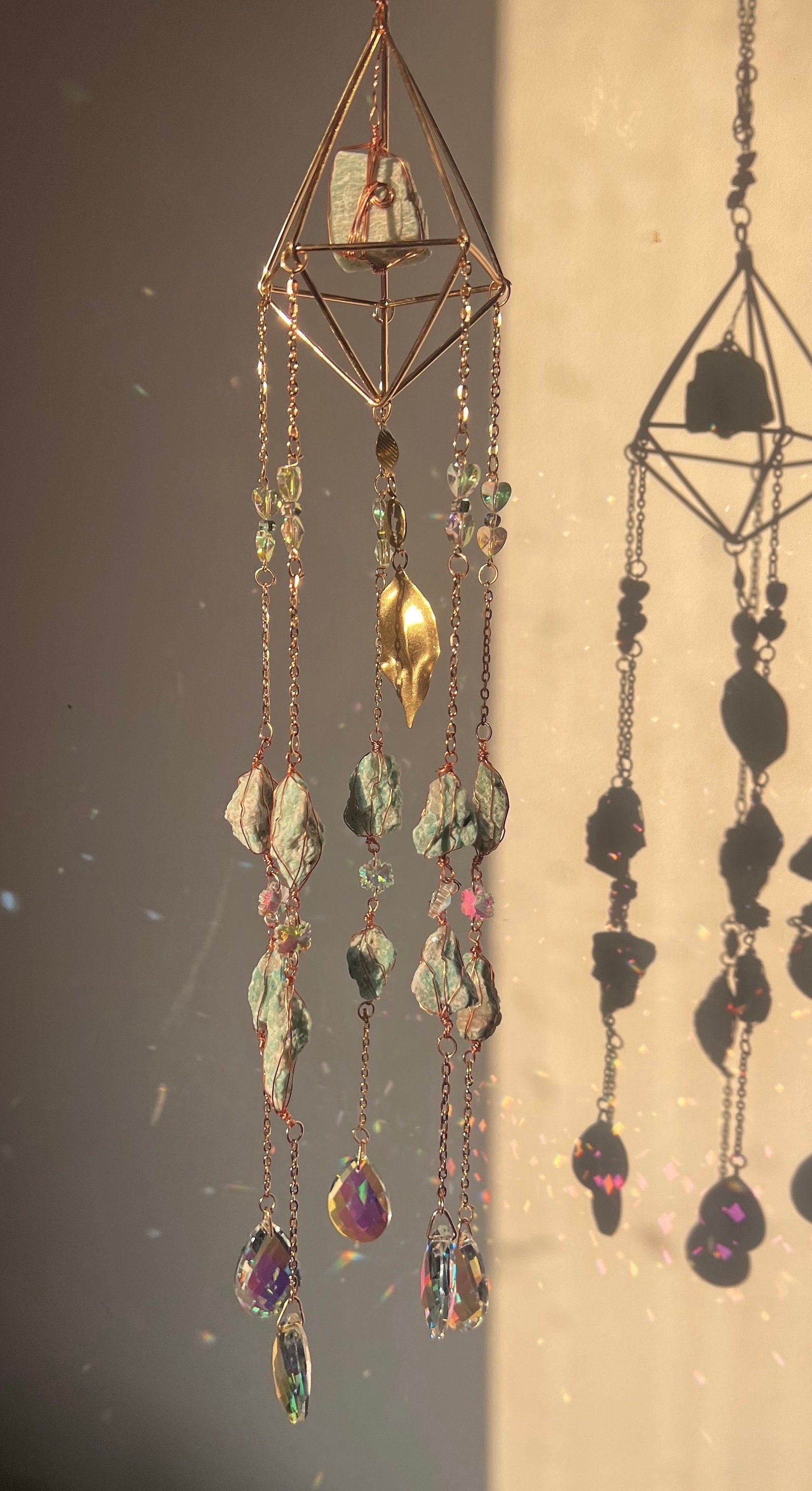 Amazonite Crystal Sun catcher