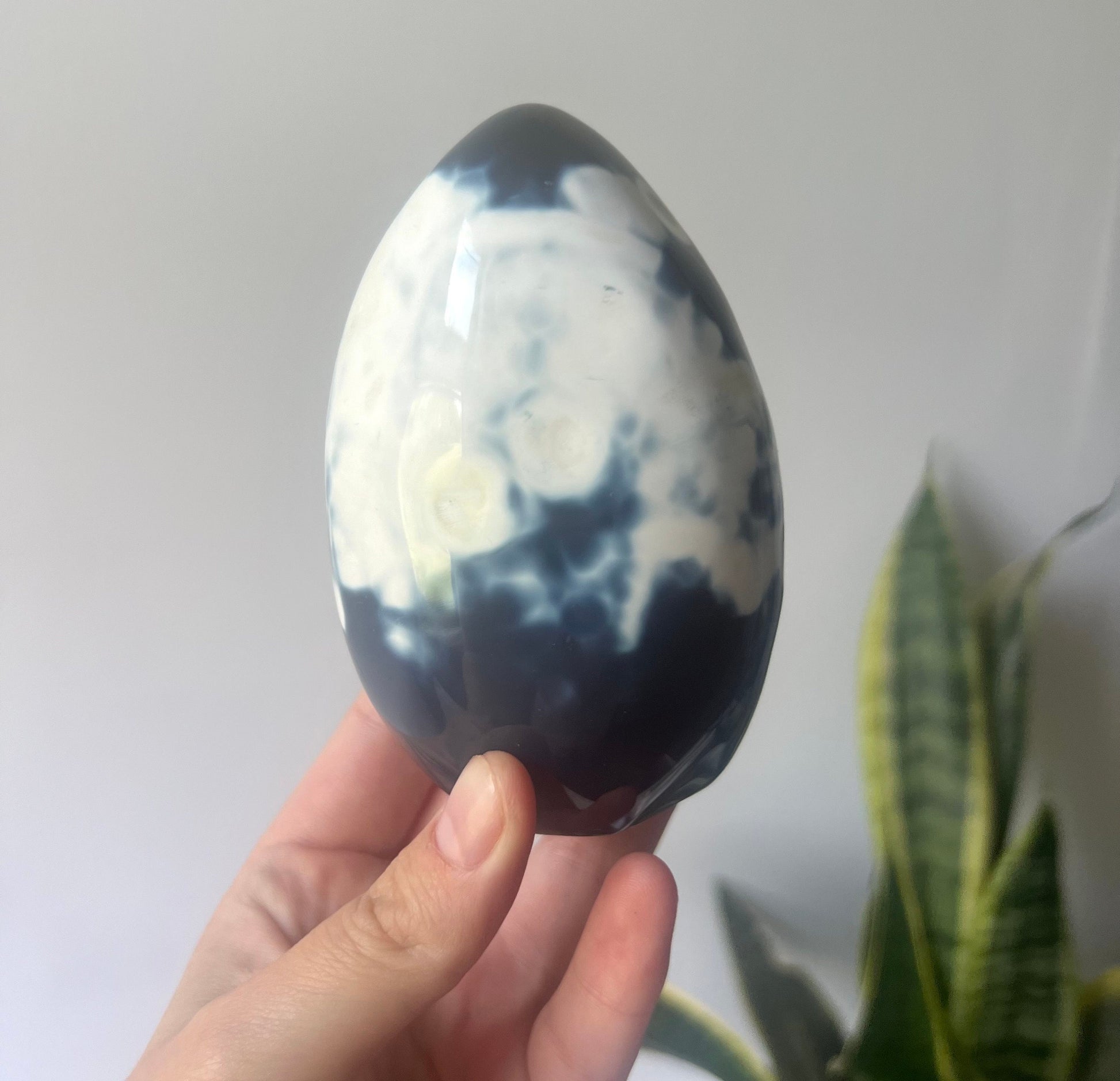 Beautiful Orca Agate Freeform | Polished Orca Agate Carving