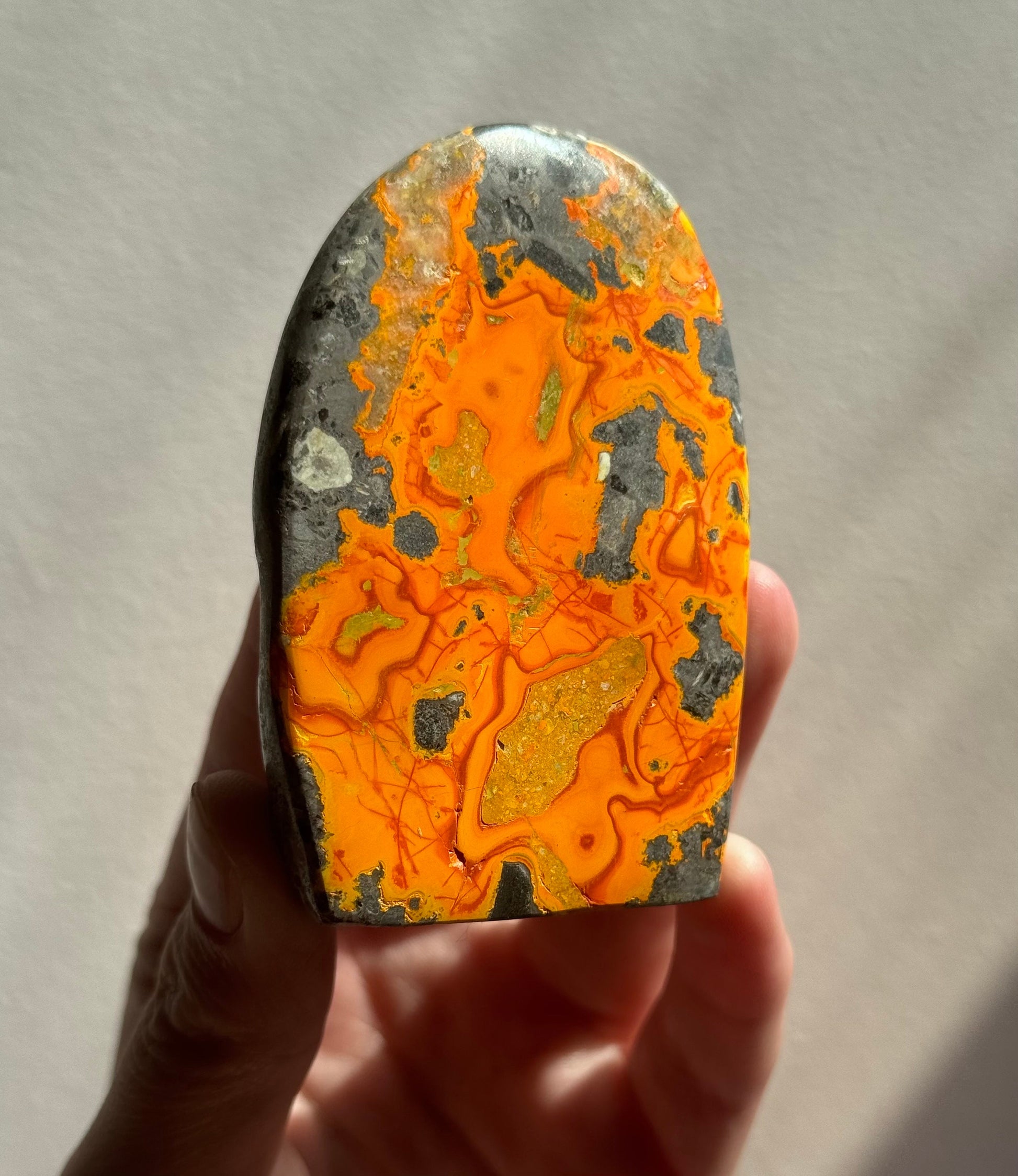 Stunning Bumblebee Jasper Freeform from Indonesia