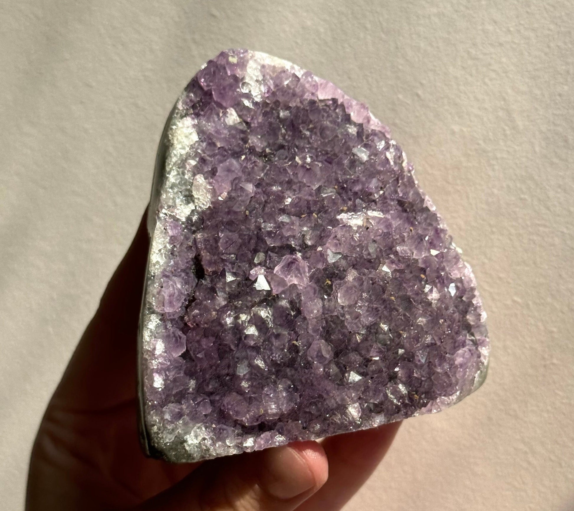Beautiful Amethyst Cut Base Cluster | Amethyst Cluster Freeform from Uruguay
