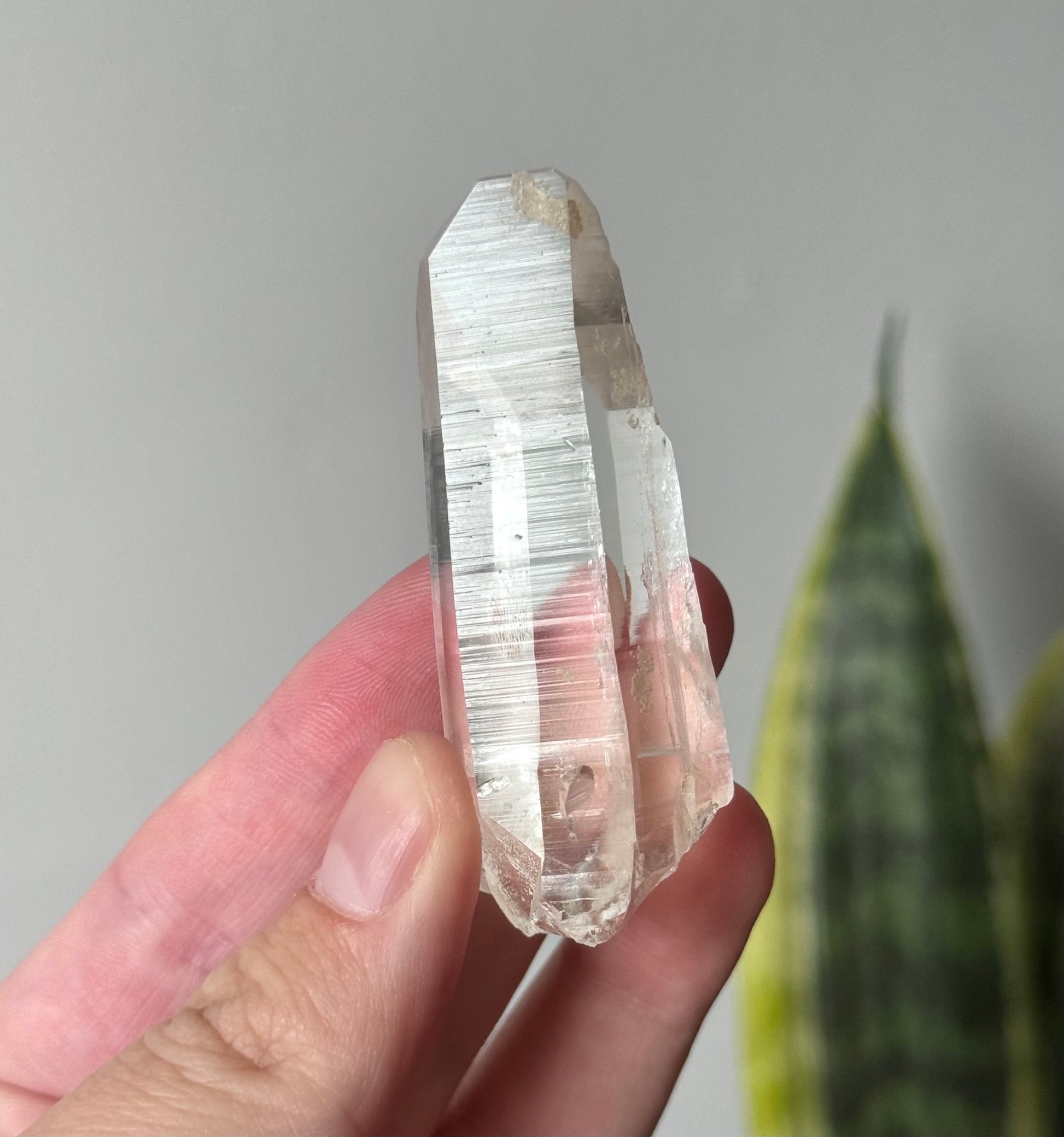 Beautiful Lemurian Quartz Point from Colombia