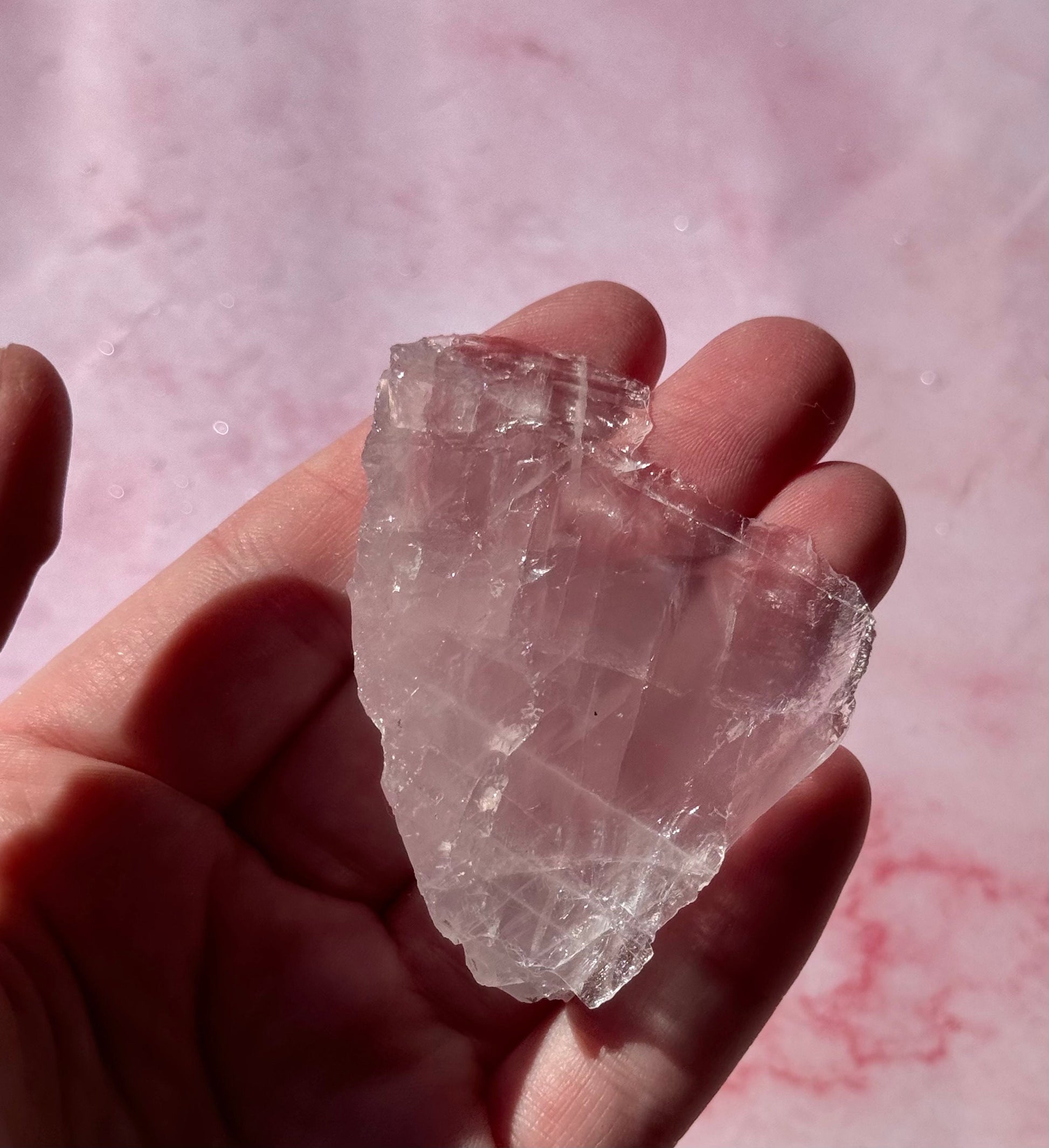 Gorgeous High Quality Rose Quartz Chunk from Brazil | Raw Rose Quartz