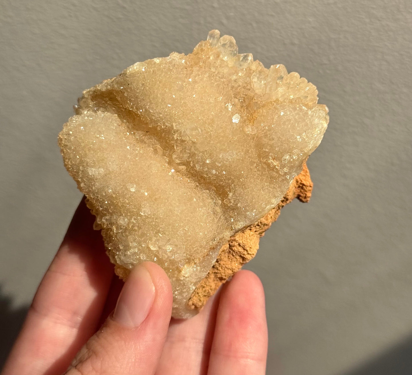 Gorgeous Druzy Flower Amethyst Specimen from Brazil | Flower Amethyst with Sparkle