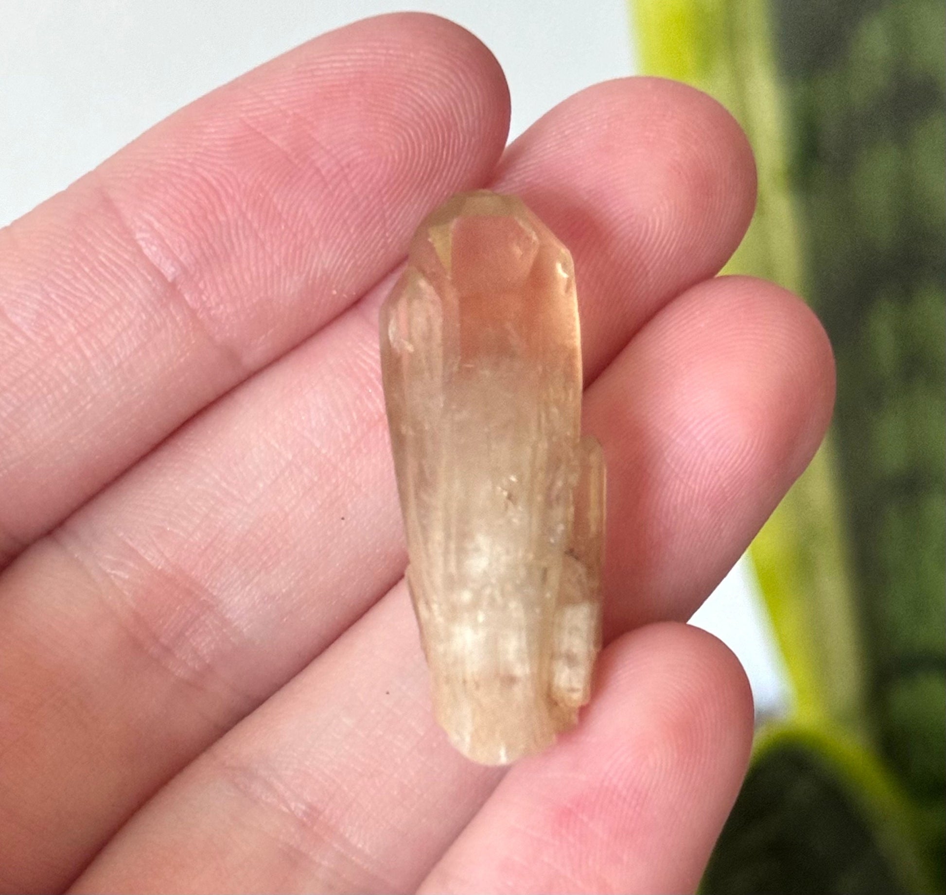 Beautiful Kundalini Citrine Point from Congo | Small Kundalini Citrine Elestial