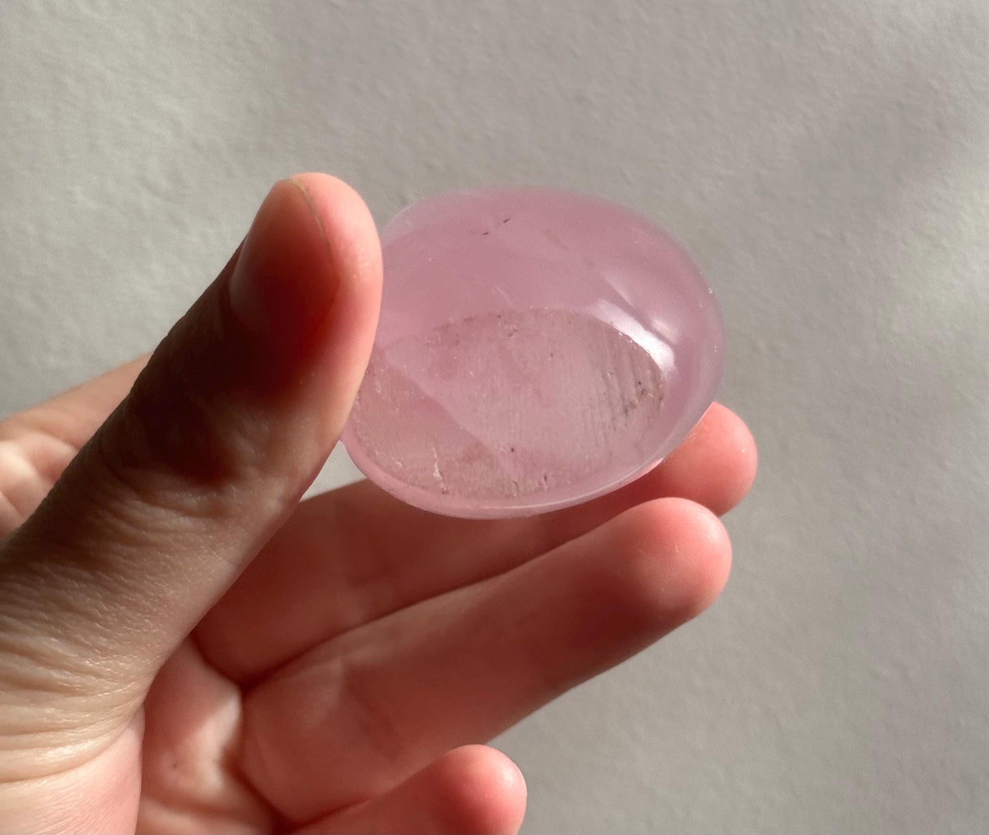 Beautiful Rose Quartz Freeform | Small Gemmy Rose Quartz Carving