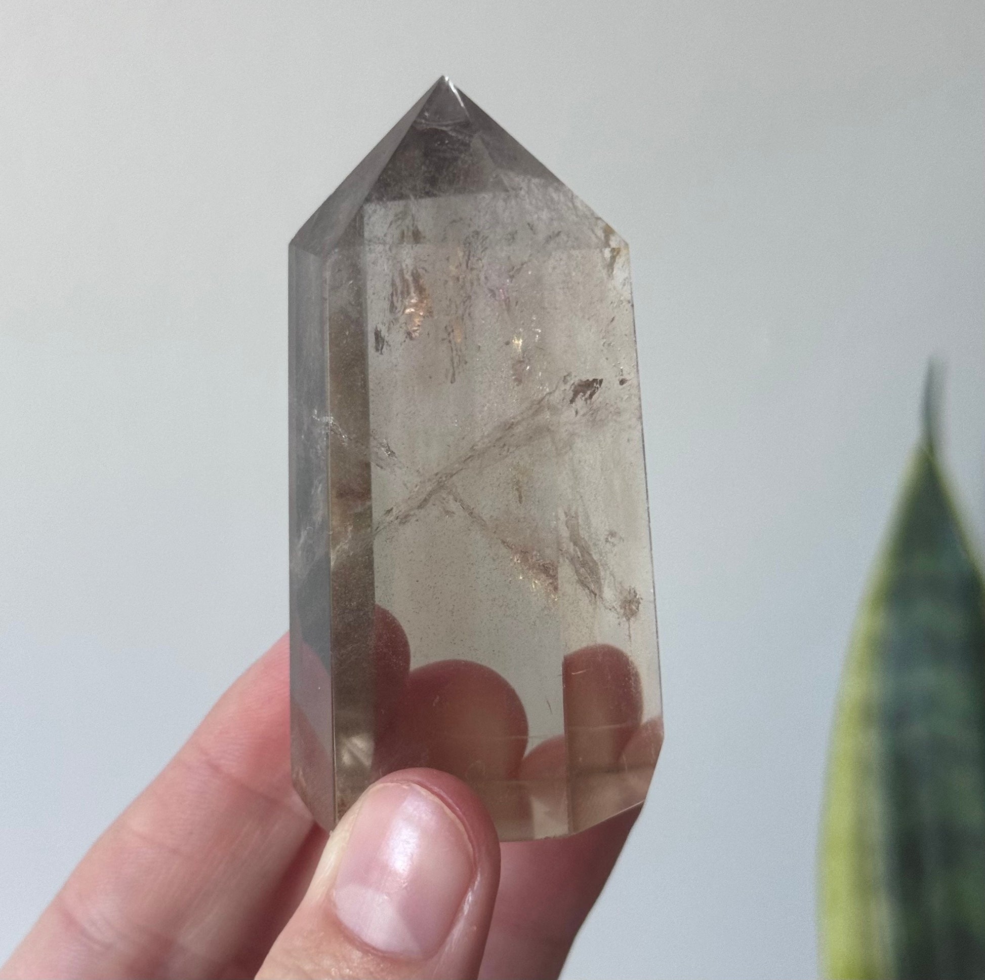Beautiful Smoky Quartz Tower | Polished Smoky Quartz Generator