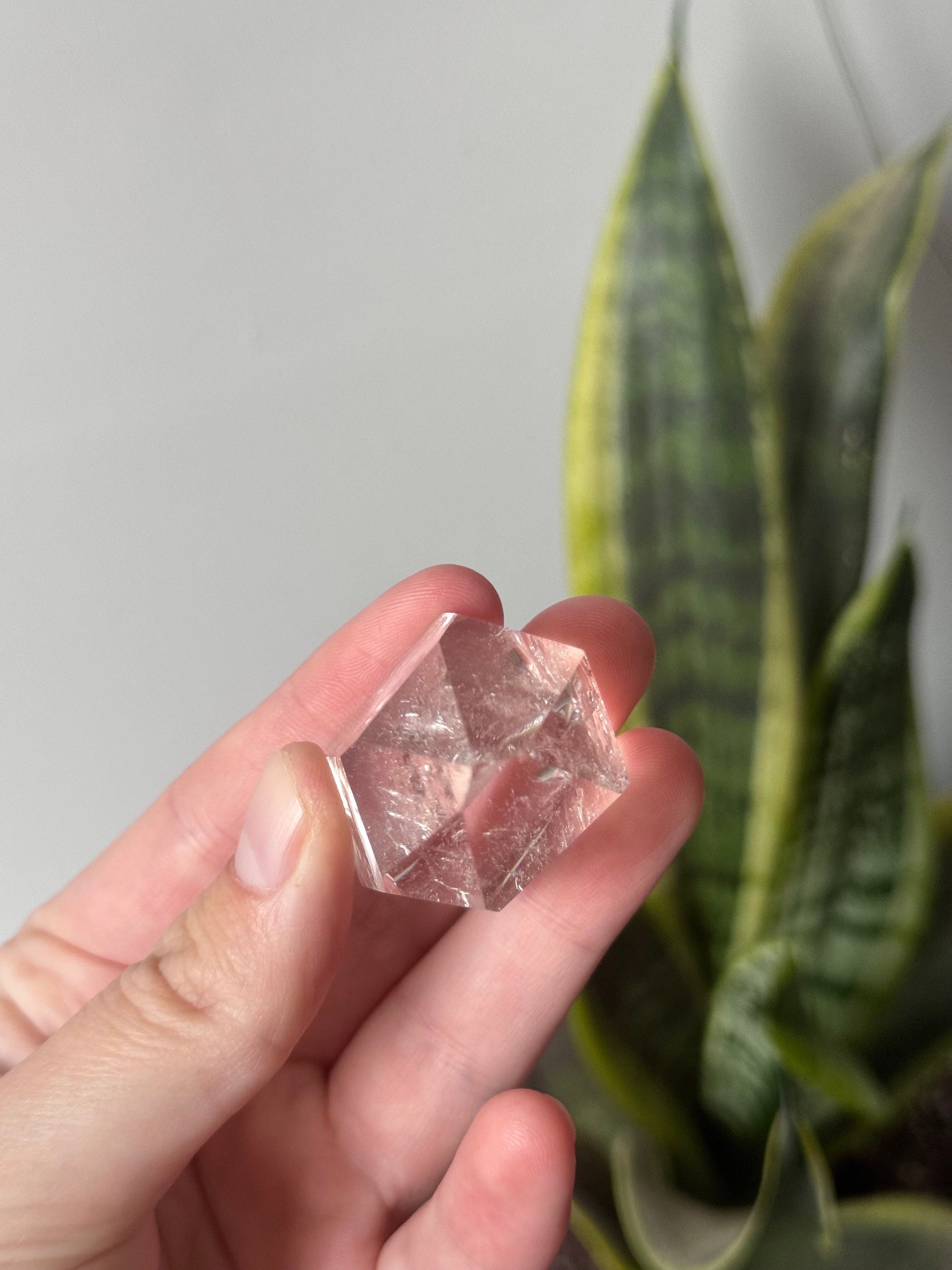 Stunning Clear Quartz Generator with Rainbows | *MISFIT Clear Quartz Point Quartz Tower Obelisk