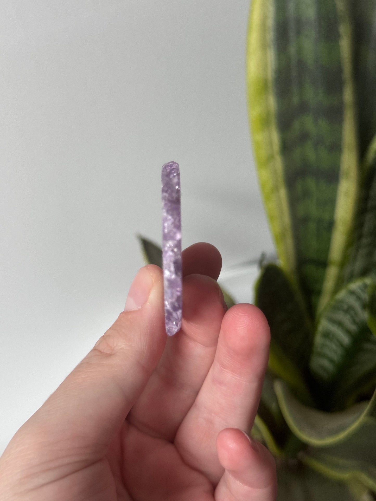 Gorgeous Druzy Amethyst Stalactite Slice from Uruguay
