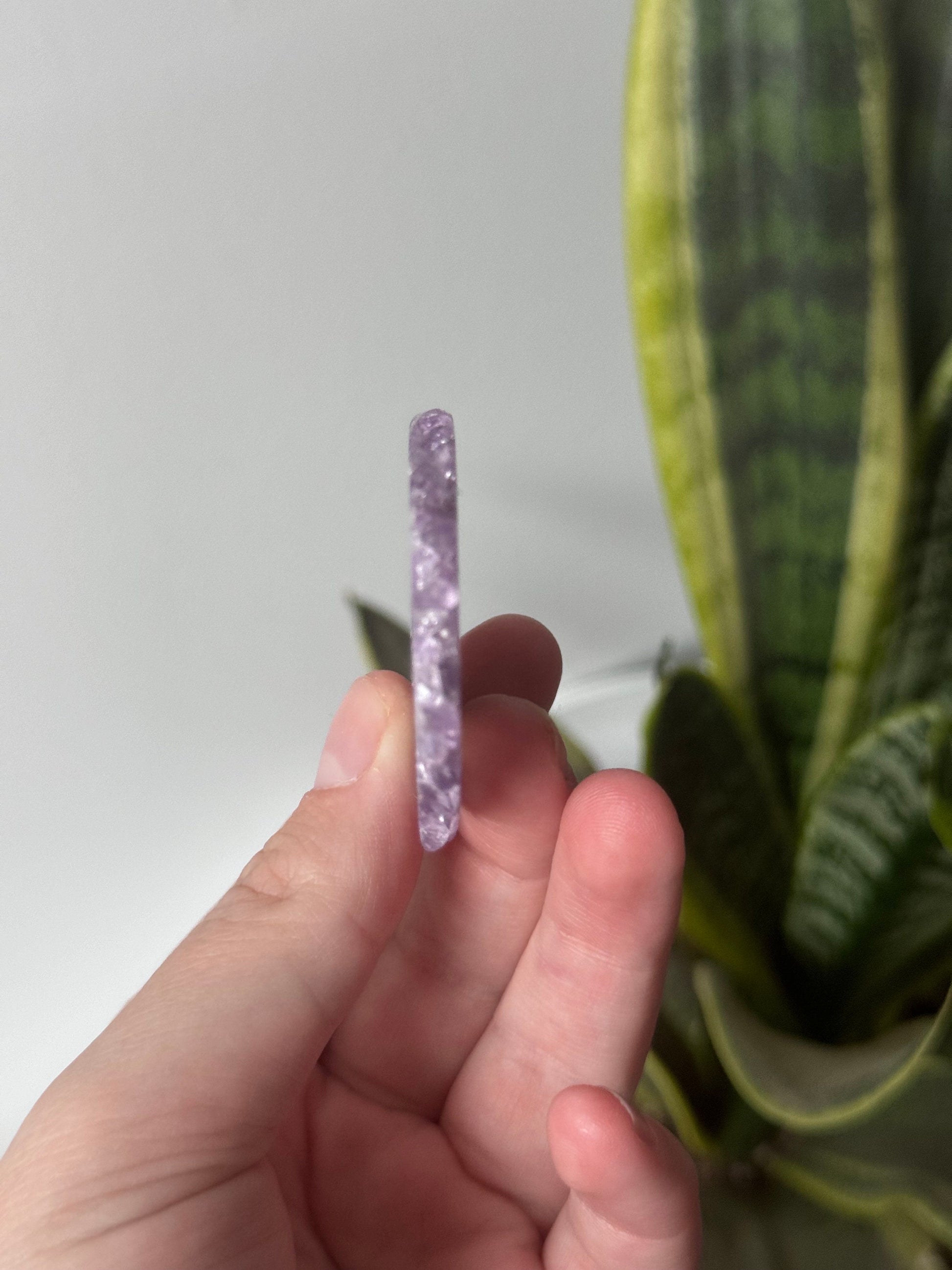 Gorgeous Druzy Amethyst Stalactite Slice from Uruguay