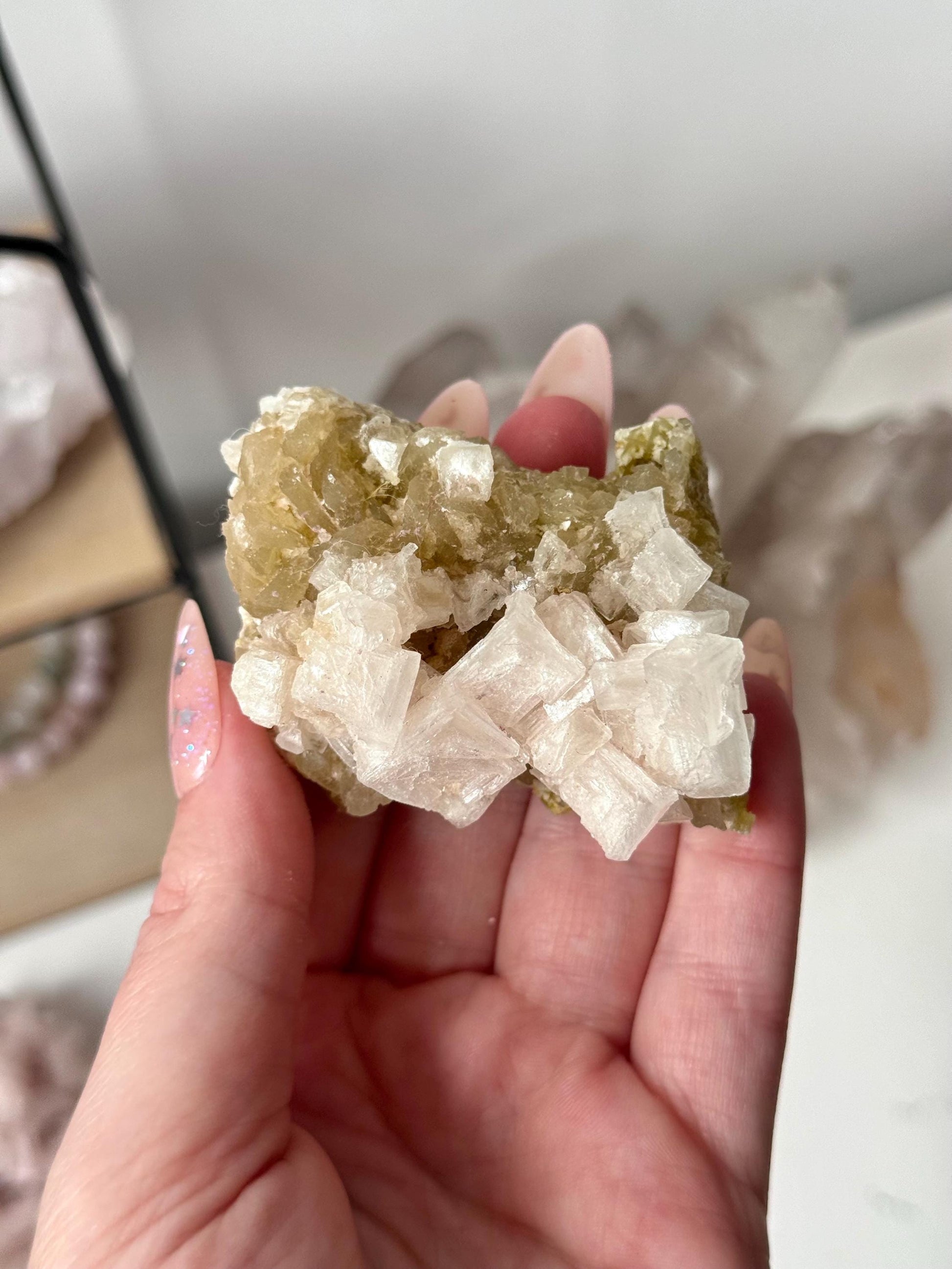 Gorgeous Pink Halite on Trona from Owen’s Lake California | Rare Pink Halite Specimen