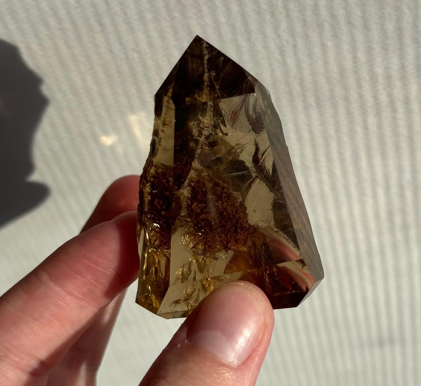 High Quality Smoky Citrine with Garden Inclusions from Brazil | Garden Citrine Freeform