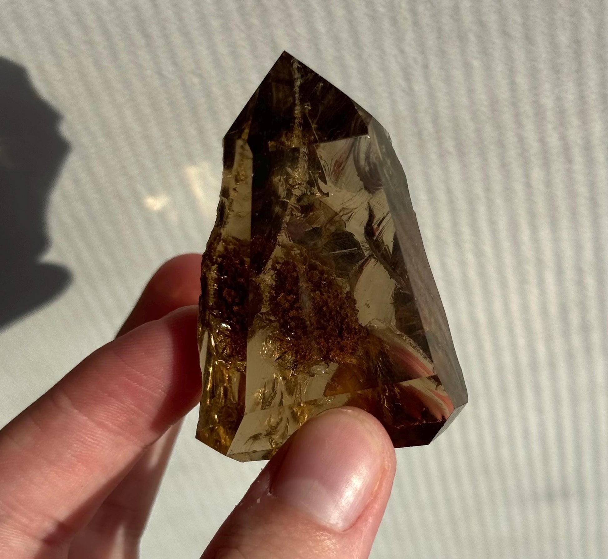 High Quality Smoky Citrine with Garden Inclusions from Brazil | Garden Citrine Freeform