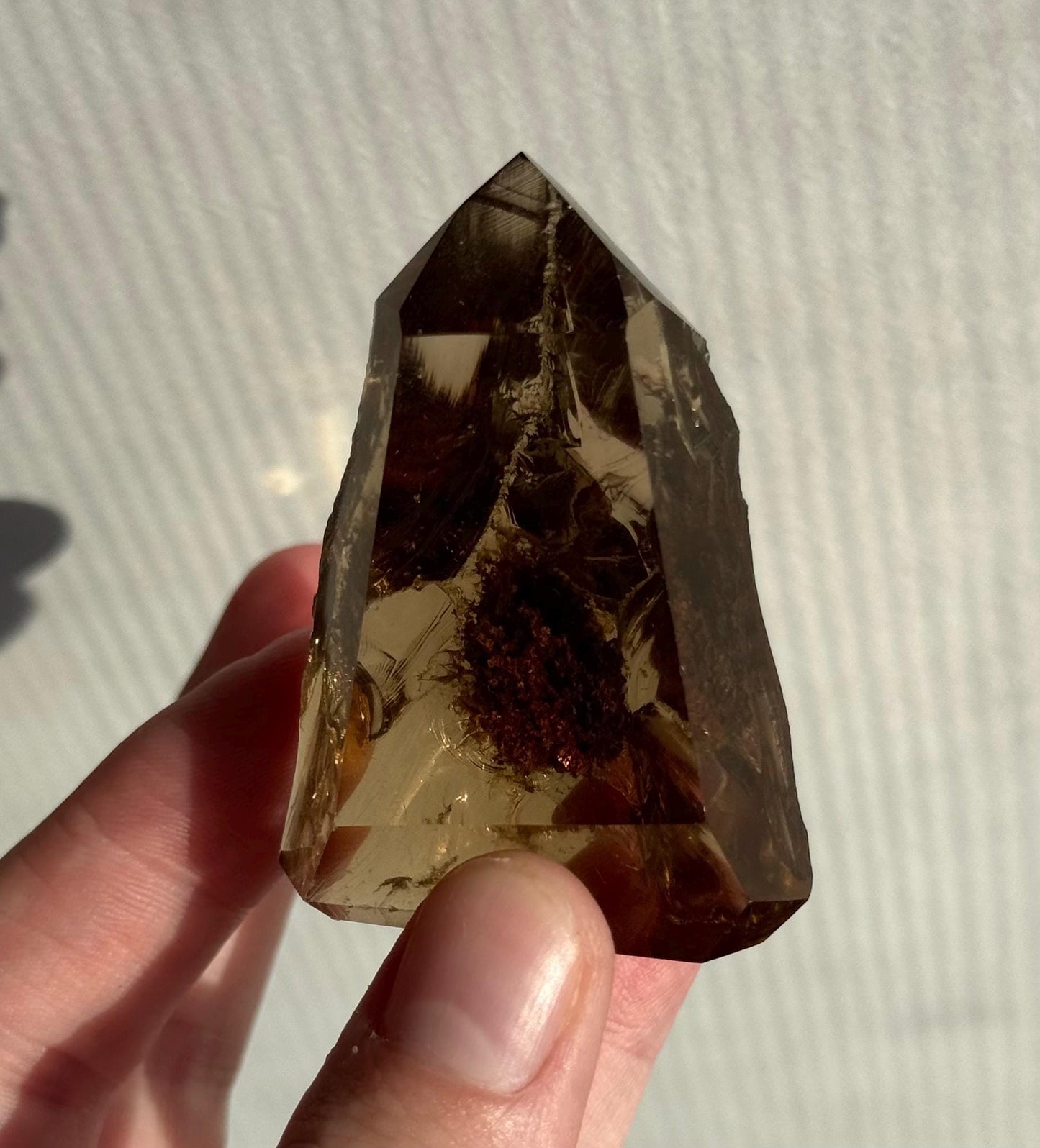High Quality Smoky Citrine with Garden Inclusions from Brazil | Garden Citrine Freeform