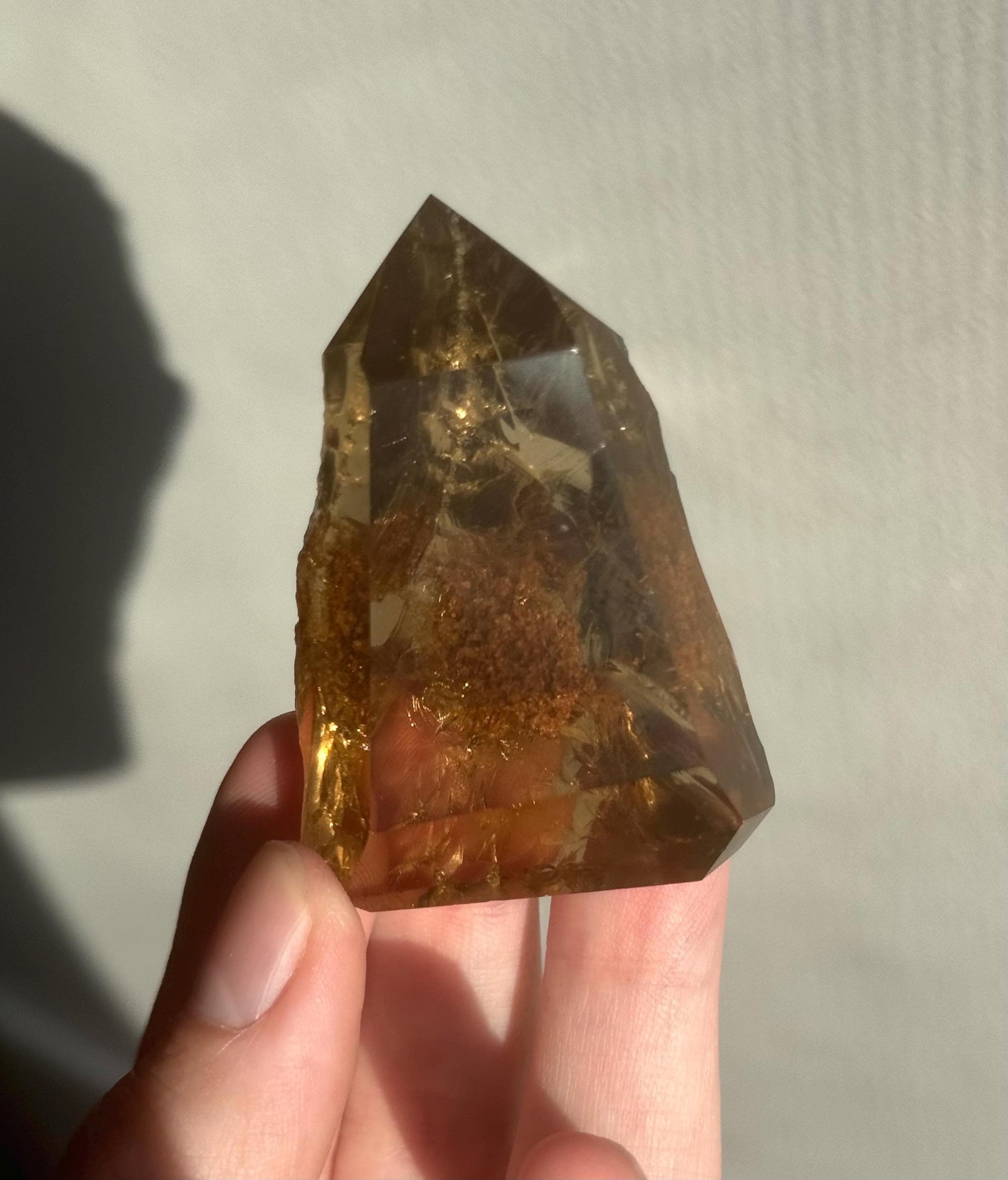High Quality Smoky Citrine with Garden Inclusions from Brazil | Garden Citrine Freeform