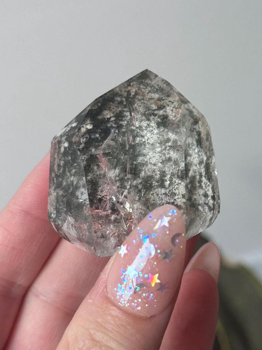 High Quality Garden Quartz Point from Brazil | Lodolite Generator AAA