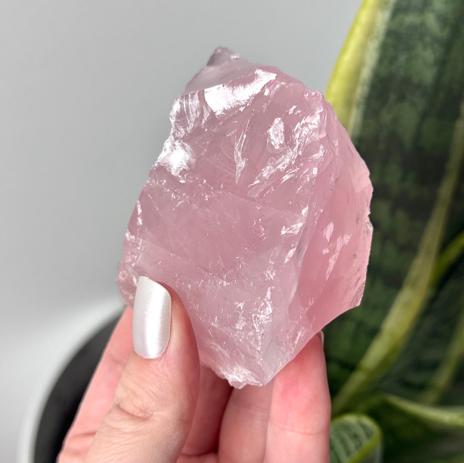 Gorgeous High Quality Rose Quartz Chunk from Brazil | Raw Rose Quartz
