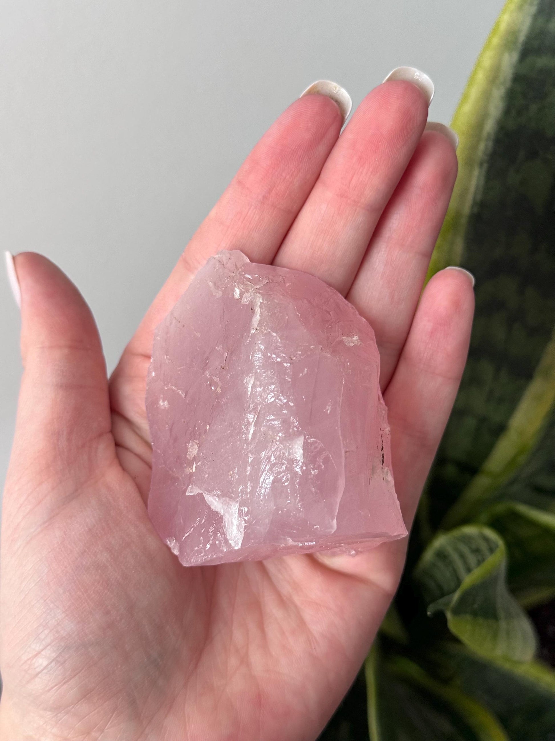 Gorgeous High Quality Rose Quartz Chunk from Brazil | Raw Rose Quartz
