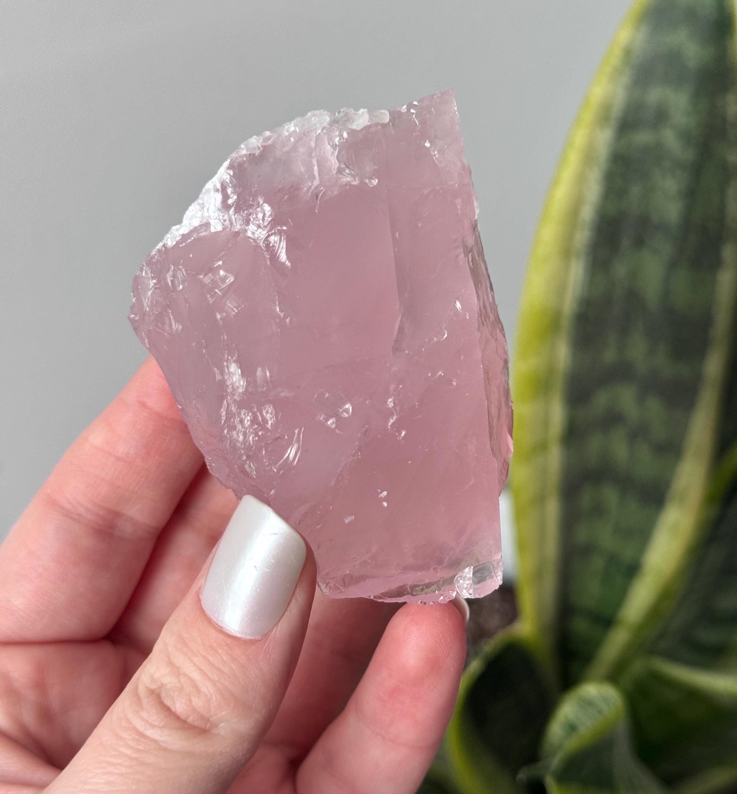 Gorgeous High Quality Rose Quartz Chunk from Brazil | Raw Rose Quartz