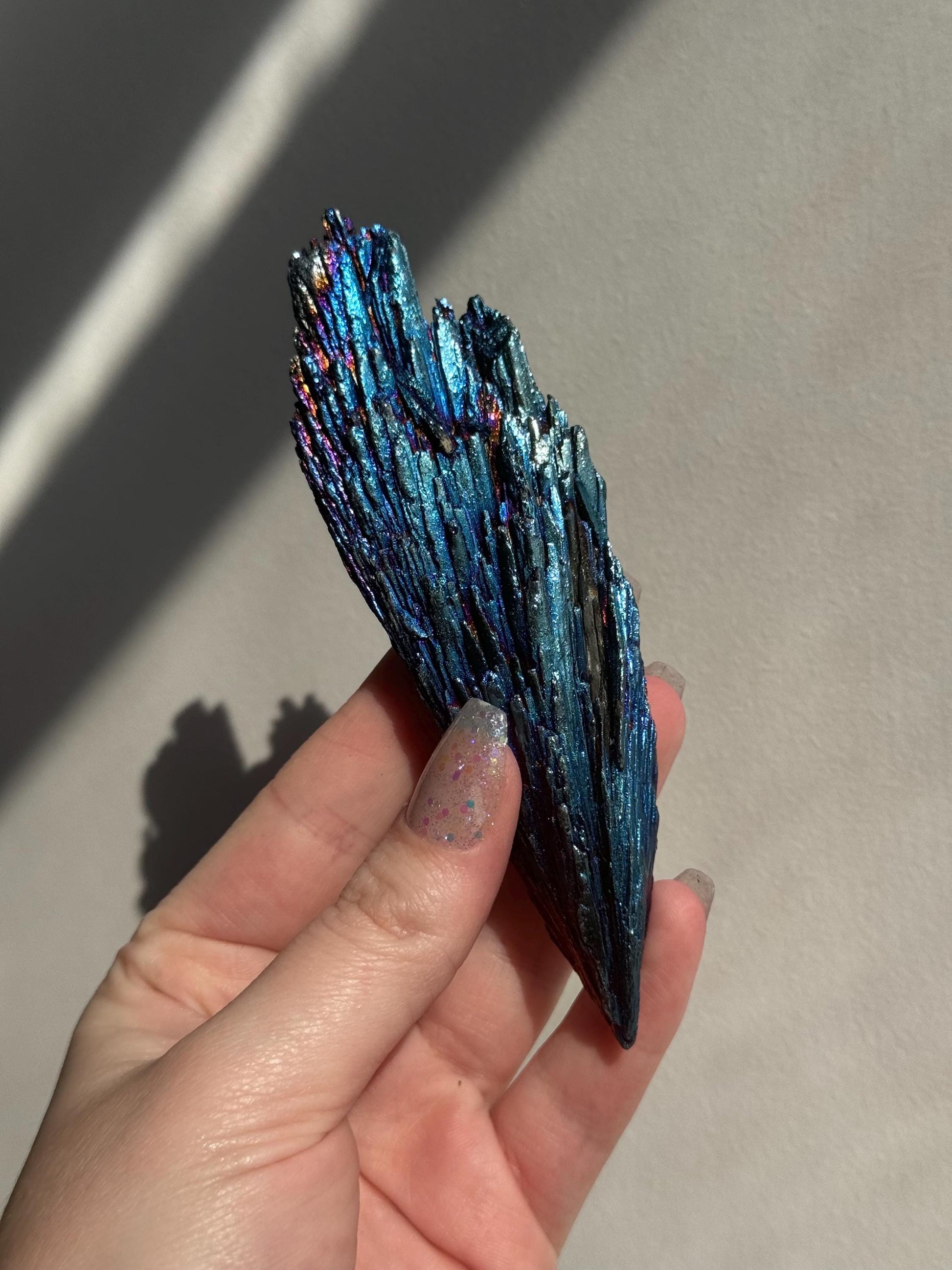 Beautiful Aura Kyanite Blades | Aura Coated Kyanite