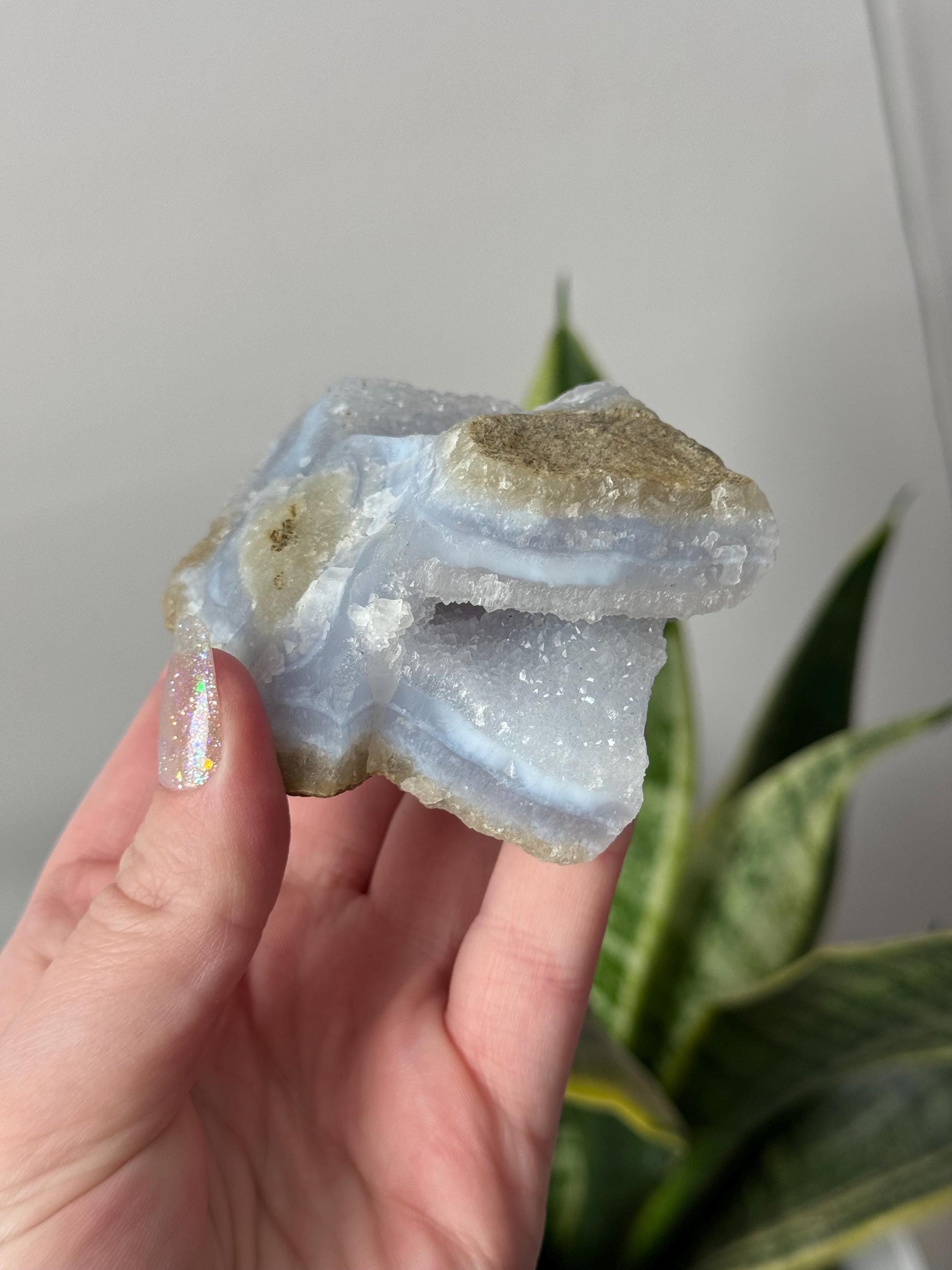 Beautiful Druzy Blue Lace Agate Geode | Blue Lace Agate From South Africa