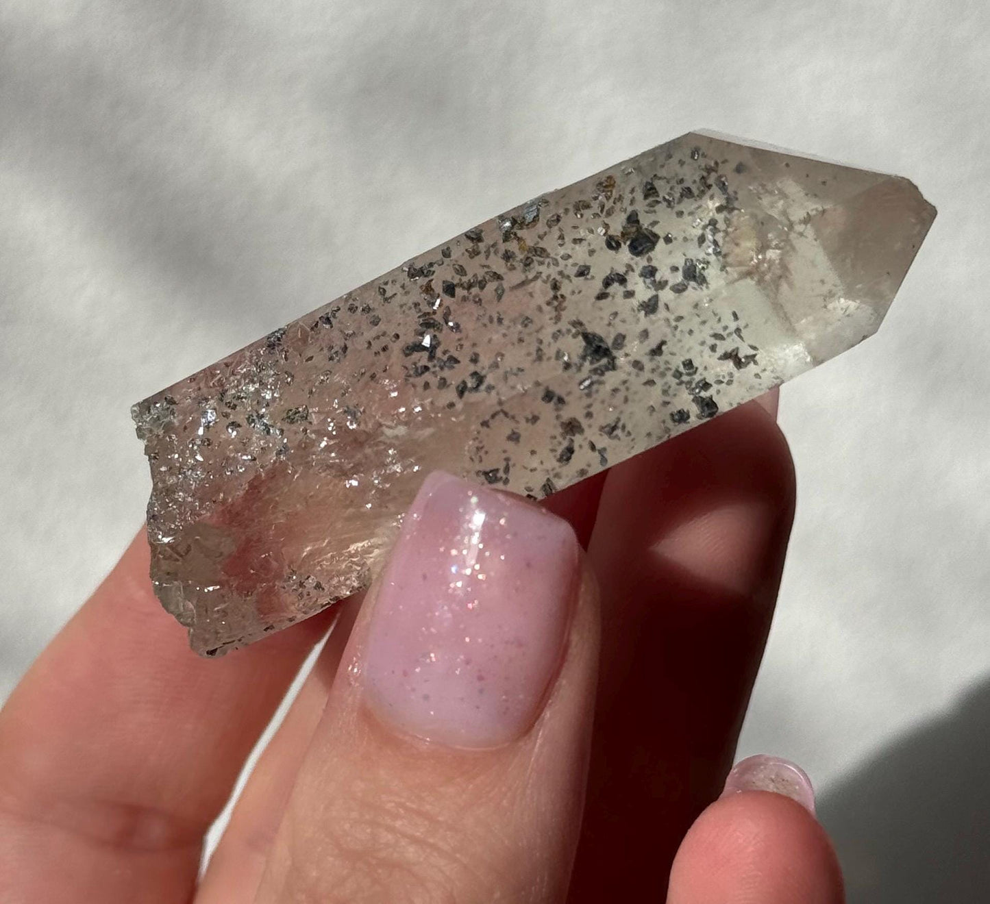 Beautiful Anatase on Quartz Point | Natural Anatase with Quartz