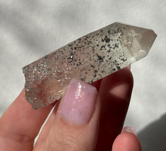 Beautiful Anatase on Quartz Point | Natural Anatase with Quartz