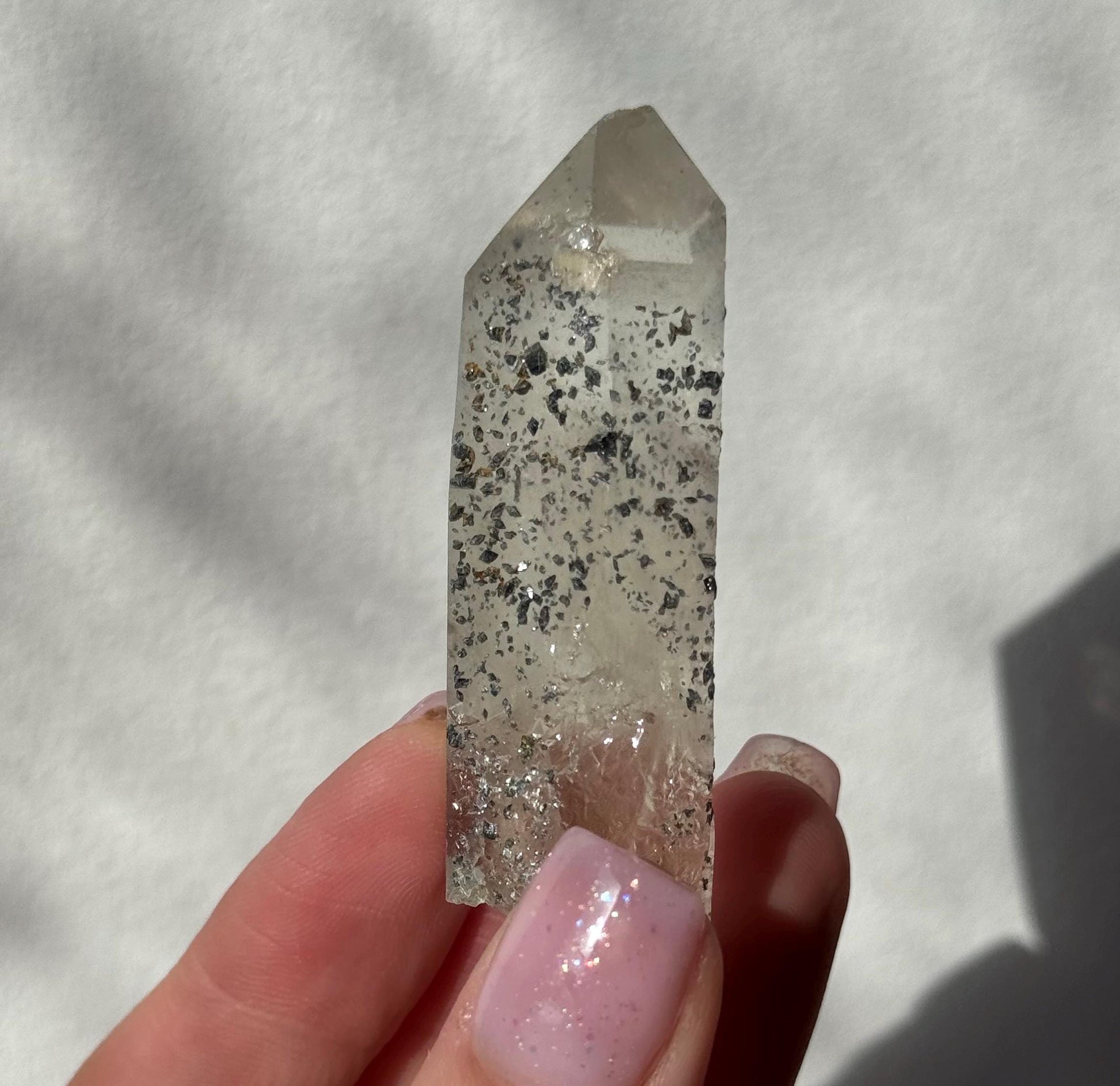 Beautiful Anatase on Quartz Point | Natural Anatase with Quartz