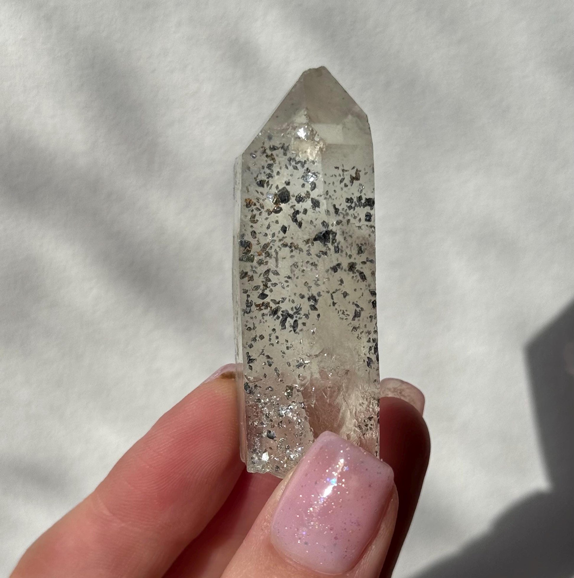 Beautiful Anatase on Quartz Point | Natural Anatase with Quartz