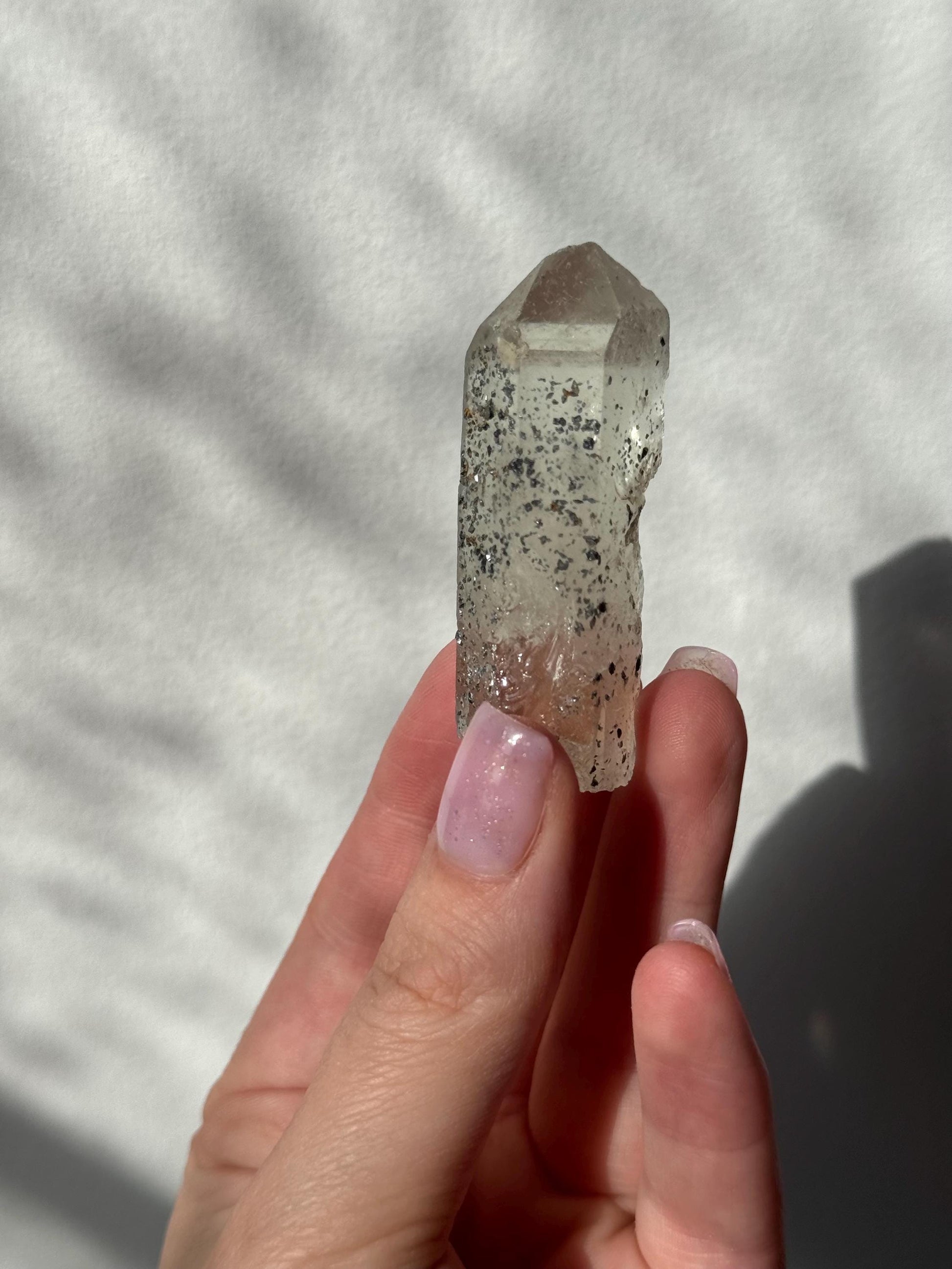 Beautiful Anatase on Quartz Point | Natural Anatase with Quartz