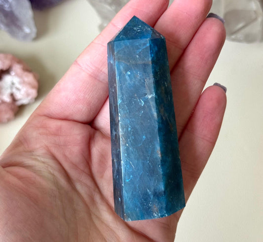 Beautiful Blue Apatite Tower | Blue Apatite Generator