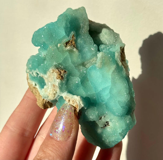 Gorgeous Hemimorphite Specimen from Dominican Republic of Congo | Druzy Hemimorphite