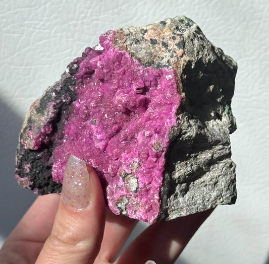 Gorgeous Cobaltoan Calcite Cut Base from The Dominican Republic of Congo | Cobalto Calcite Specimen