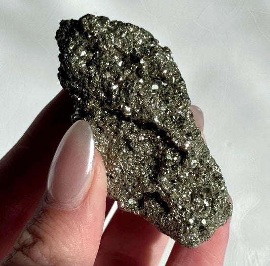Beautiful Raw Pyrite Cluster from Peru | Peruvian Pyrite 0.074kg