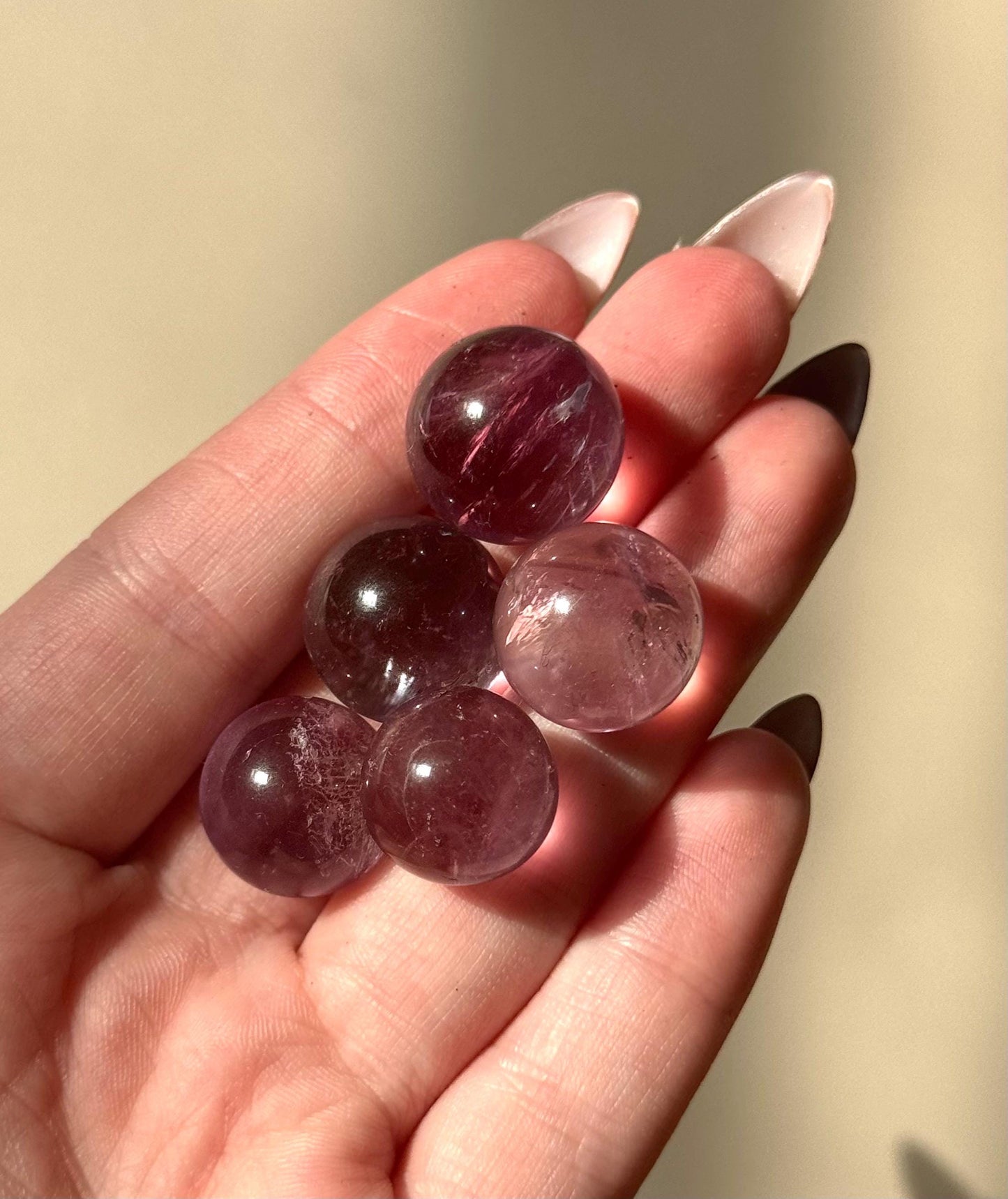 Beautiful Ametrine Mini Spheres | Intuitively Chosen Mini Spheres