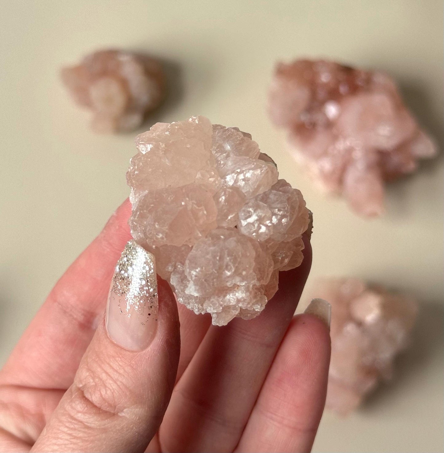 Gorgeous Pink Quartz Clusters from Madagascar | Pink Quartz