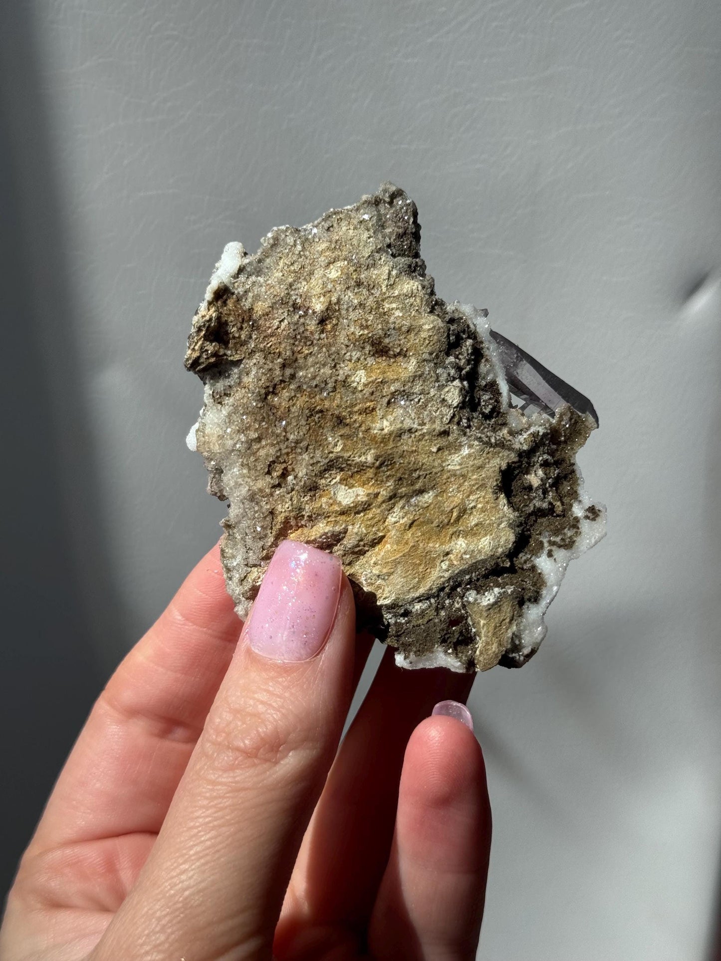 Stunning Vera Cruz Amethyst Specimen on Druzy Quartz | Vera Cruz Amethyst