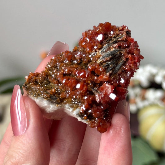 Stunning Vanidinite Specimen from Morocco | Red Vanidinite Cluster