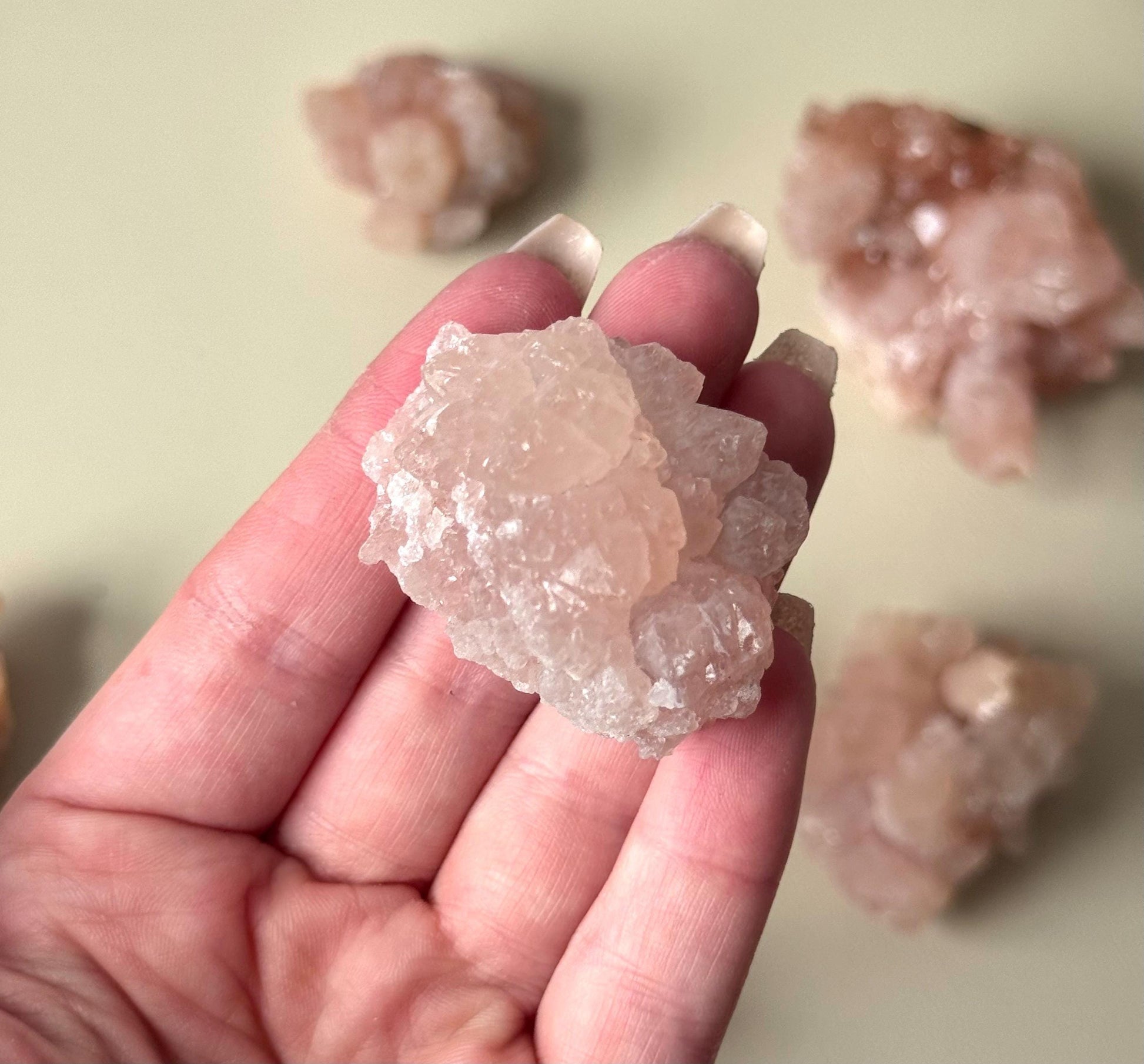 Gorgeous Pink Quartz Clusters from Madagascar | Pink Quartz