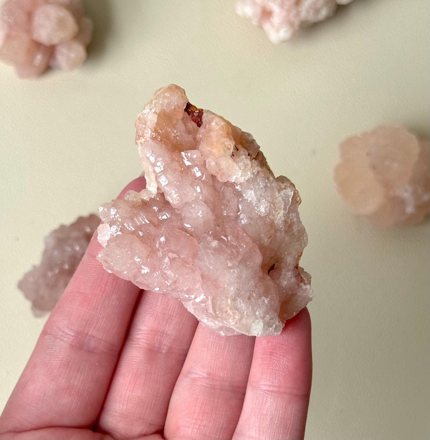 Gorgeous Pink Quartz Clusters from Madagascar | Pink Quartz