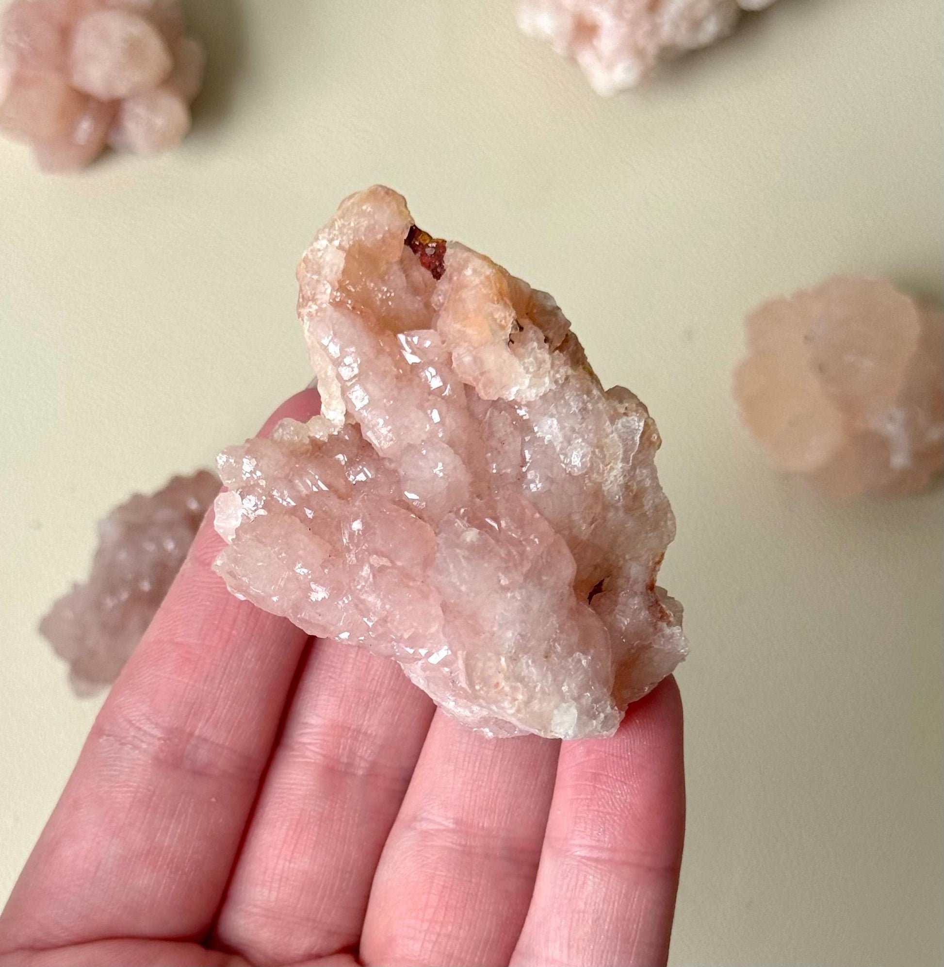 Gorgeous Pink Quartz Clusters from Madagascar | Pink Quartz